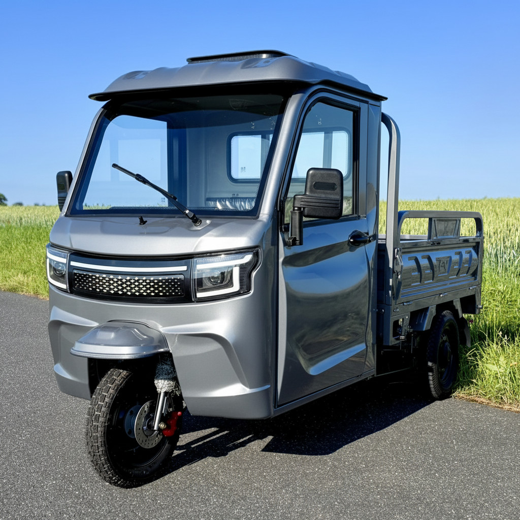 Profesionální nasazení elektrické tříkolky Leramotors tuk tuk cargo G4 3000W