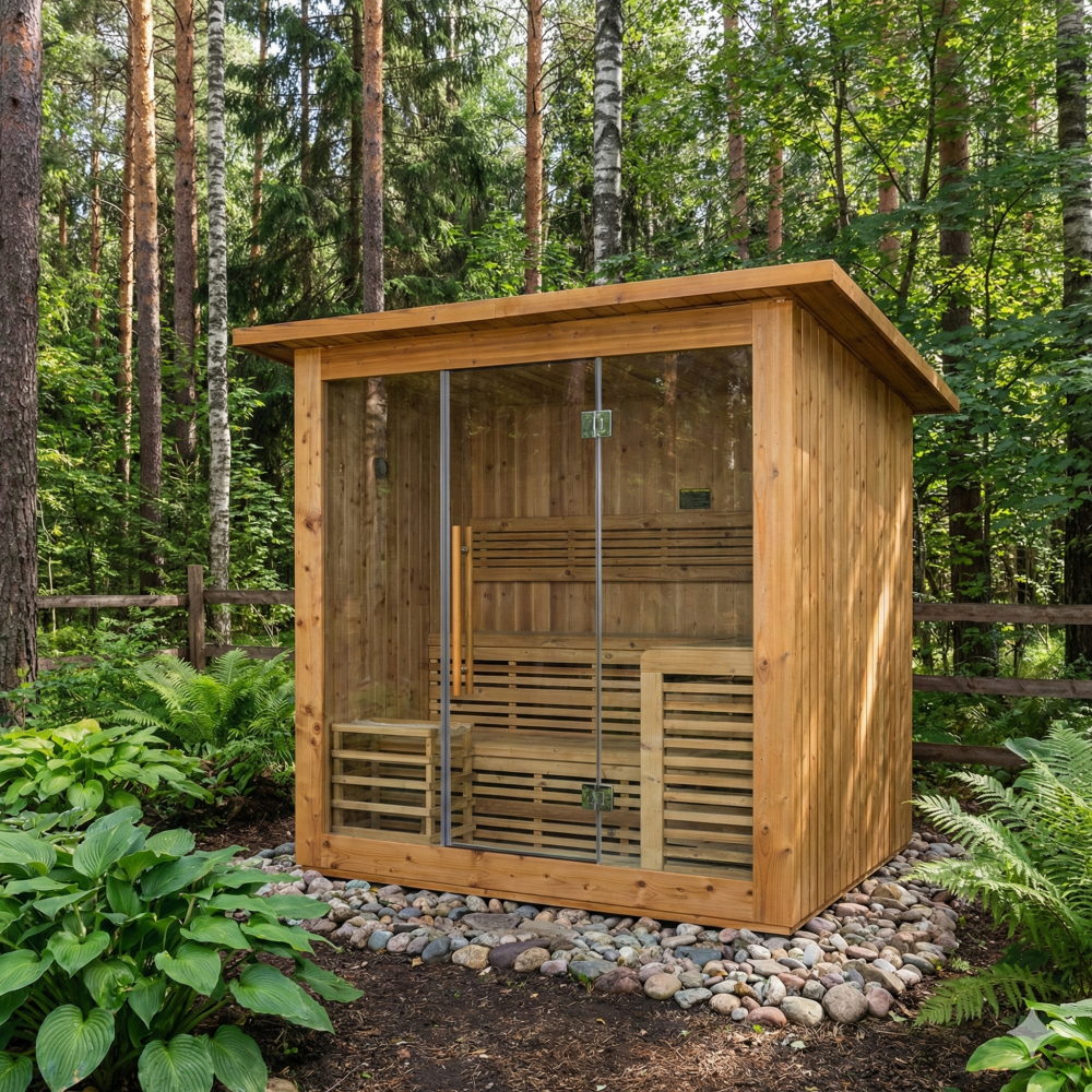 Technická analýza Lerax finské sauny čtvercové thermowood 180: Ideální volba pro domácí relaxaci
